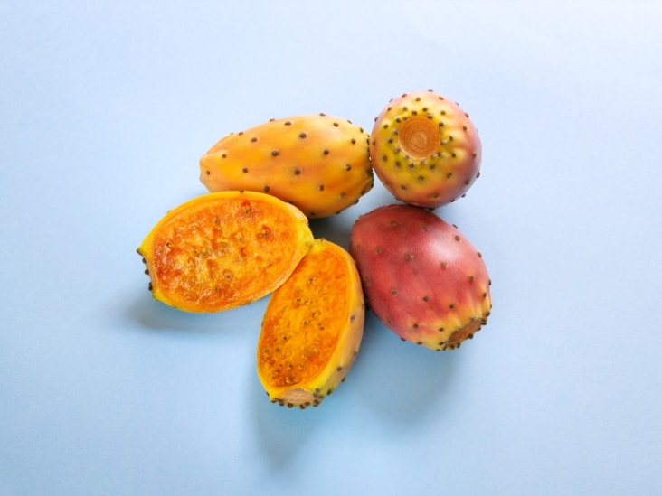 Prickly pear cactus fruit ripe